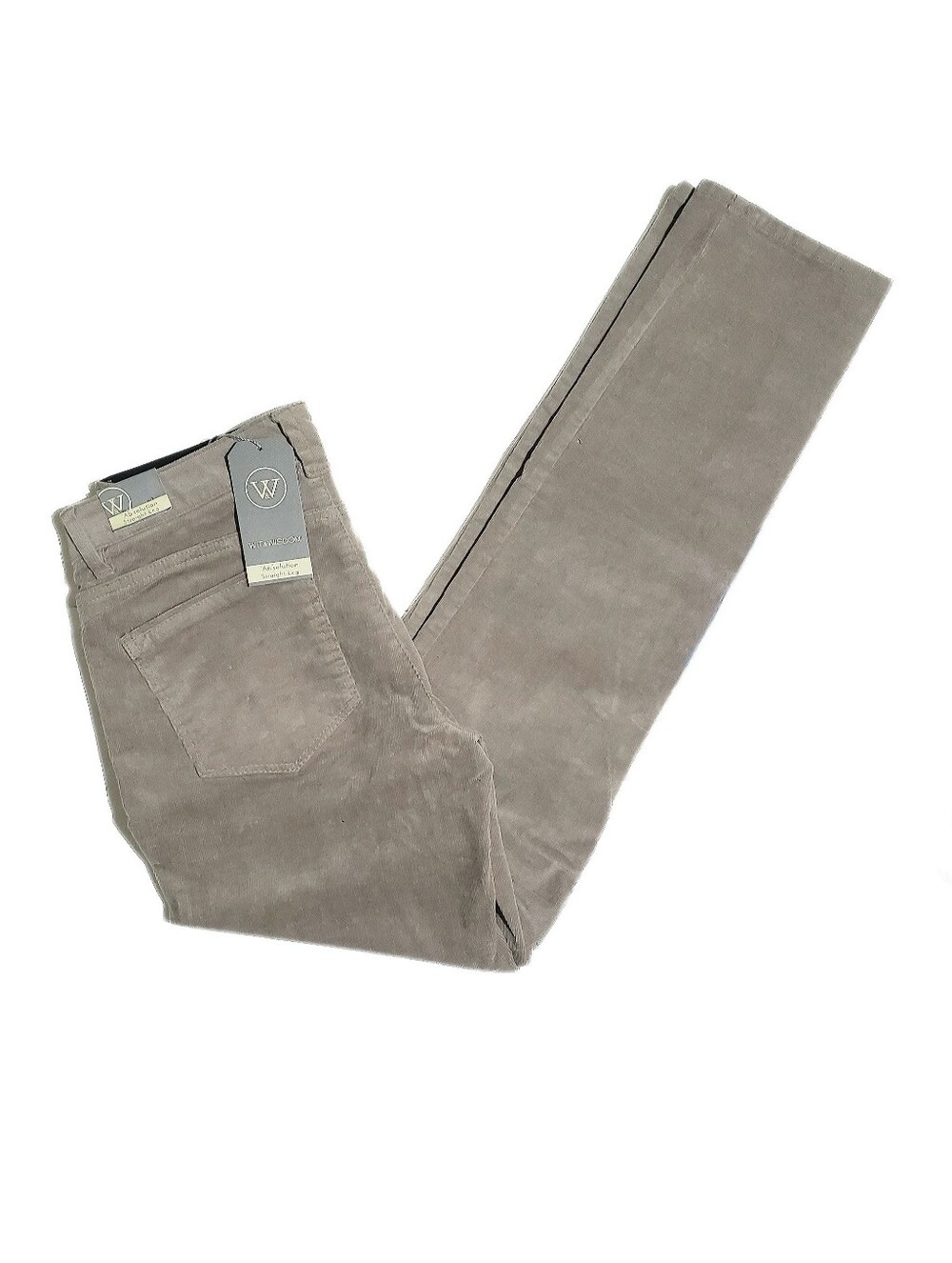 Wit & Wisdom Womens "Ab" Solution Straight Leg Stretch Corduroy Pants Size 4 NWT